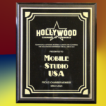 hollywood chamber of commerce plaque to mobile studio usa